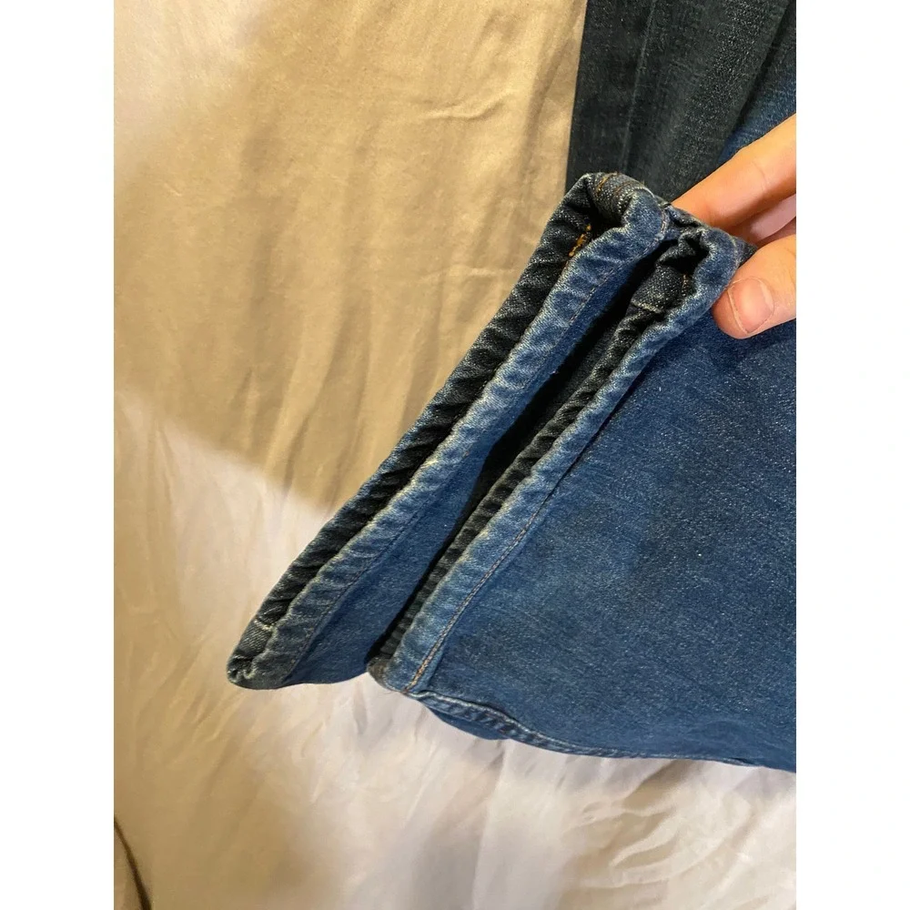 Levis 569 Loose Straight Jeans Mens 32x34 Blue Denim Dark Wash